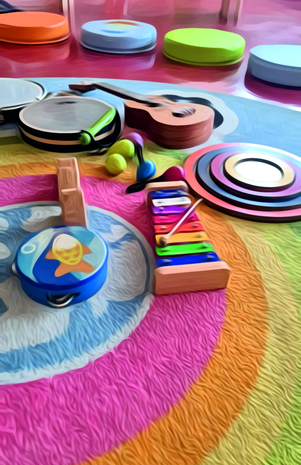 Sessão de contos e música para bebés