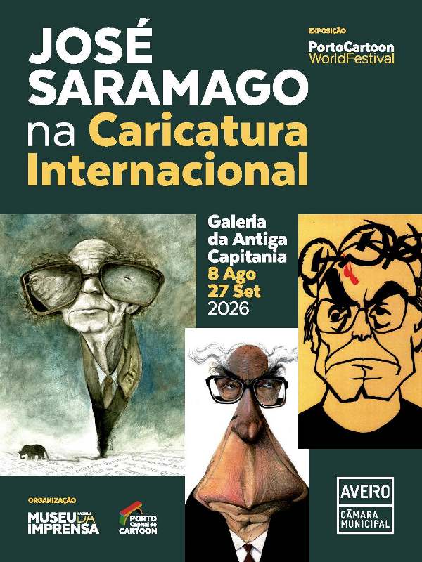 “José Saramago no Cartoon Internacional”