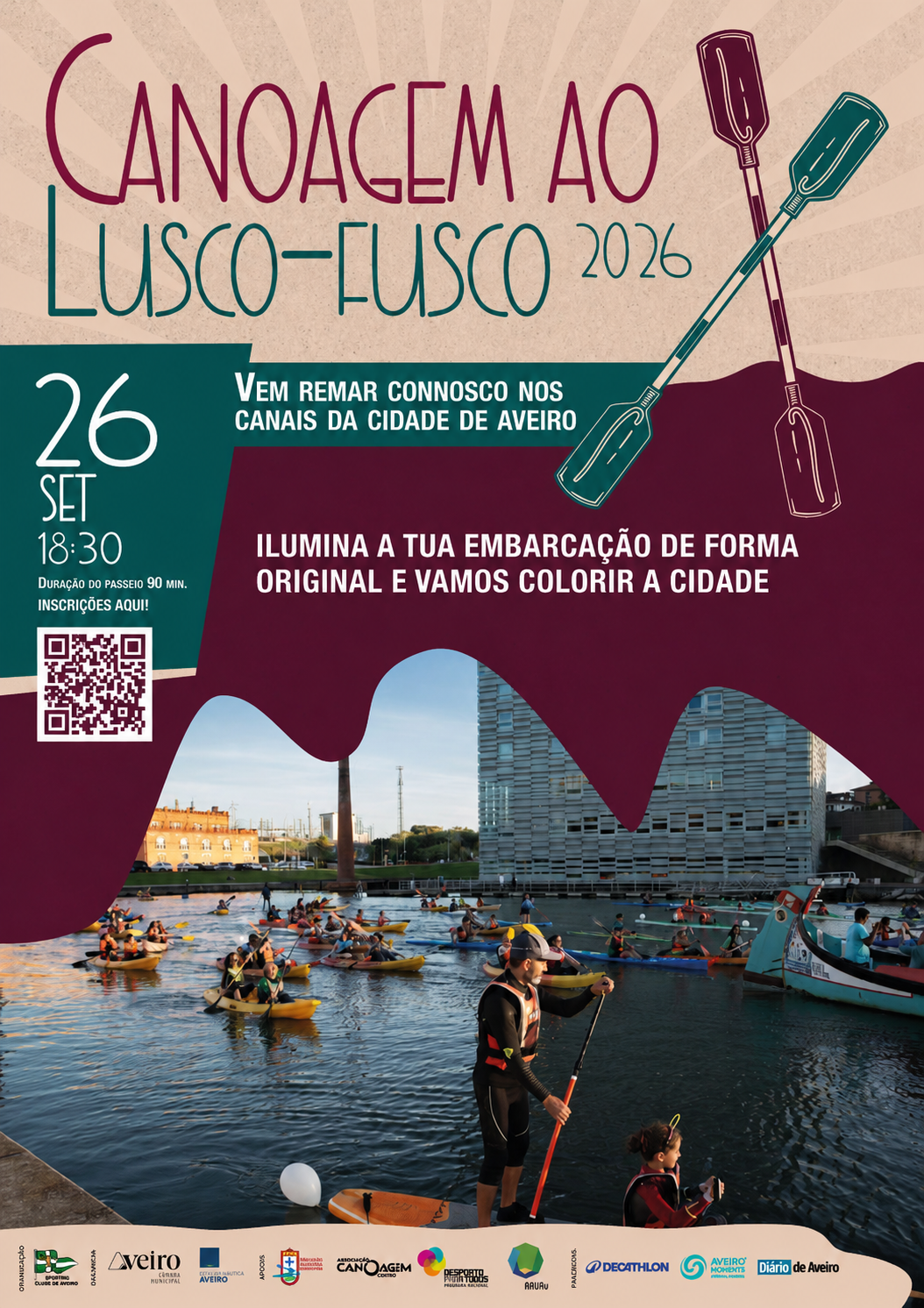 Canoagem ao Lusco-Fusco